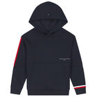 Boys Navy Logo Tracksuit, 1, hi-res