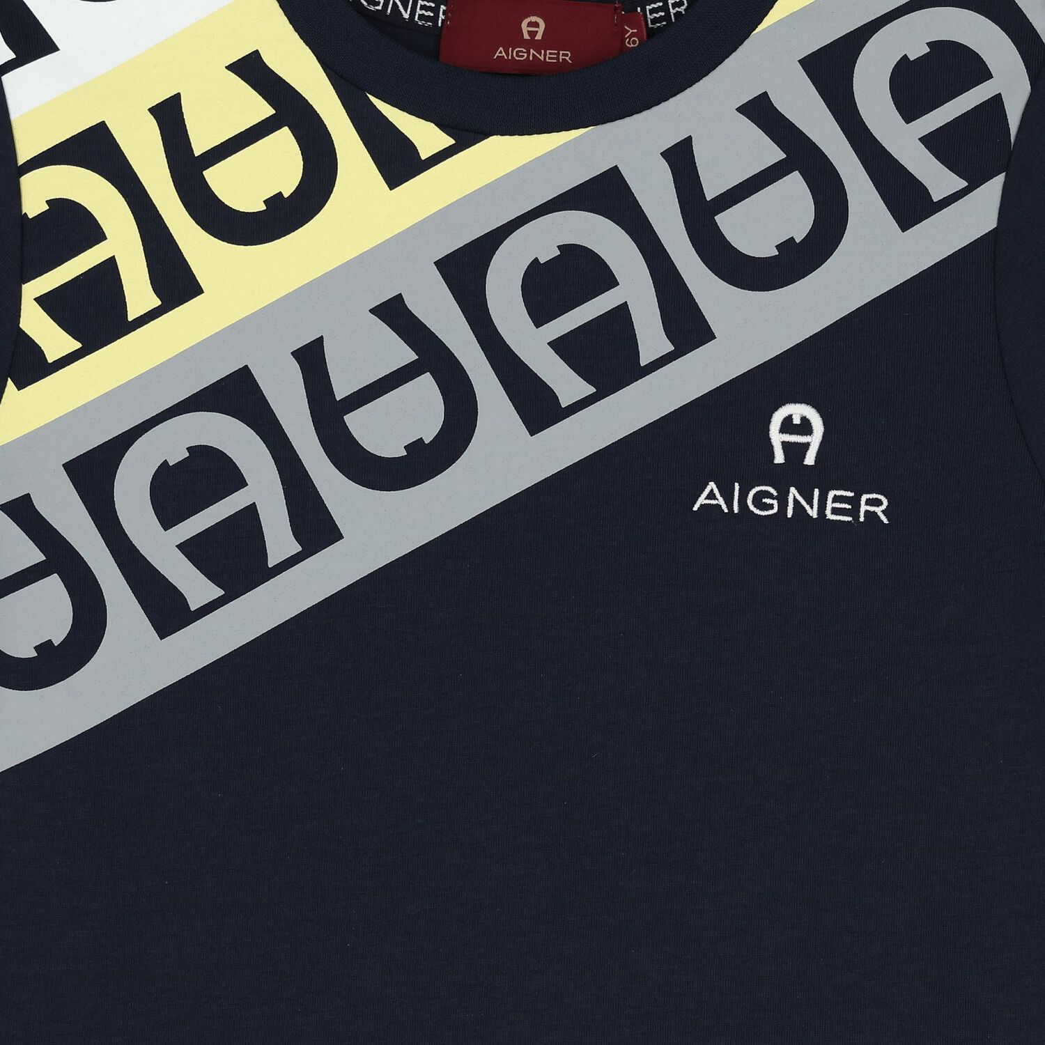 Boys Navy Blue Logo T-Shirt, 2, hi-res image number null