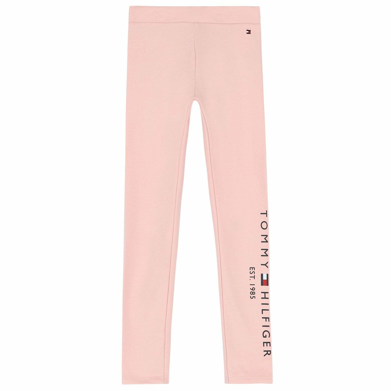 Girls Pink Logo Leggings, 1, hi-res image number null