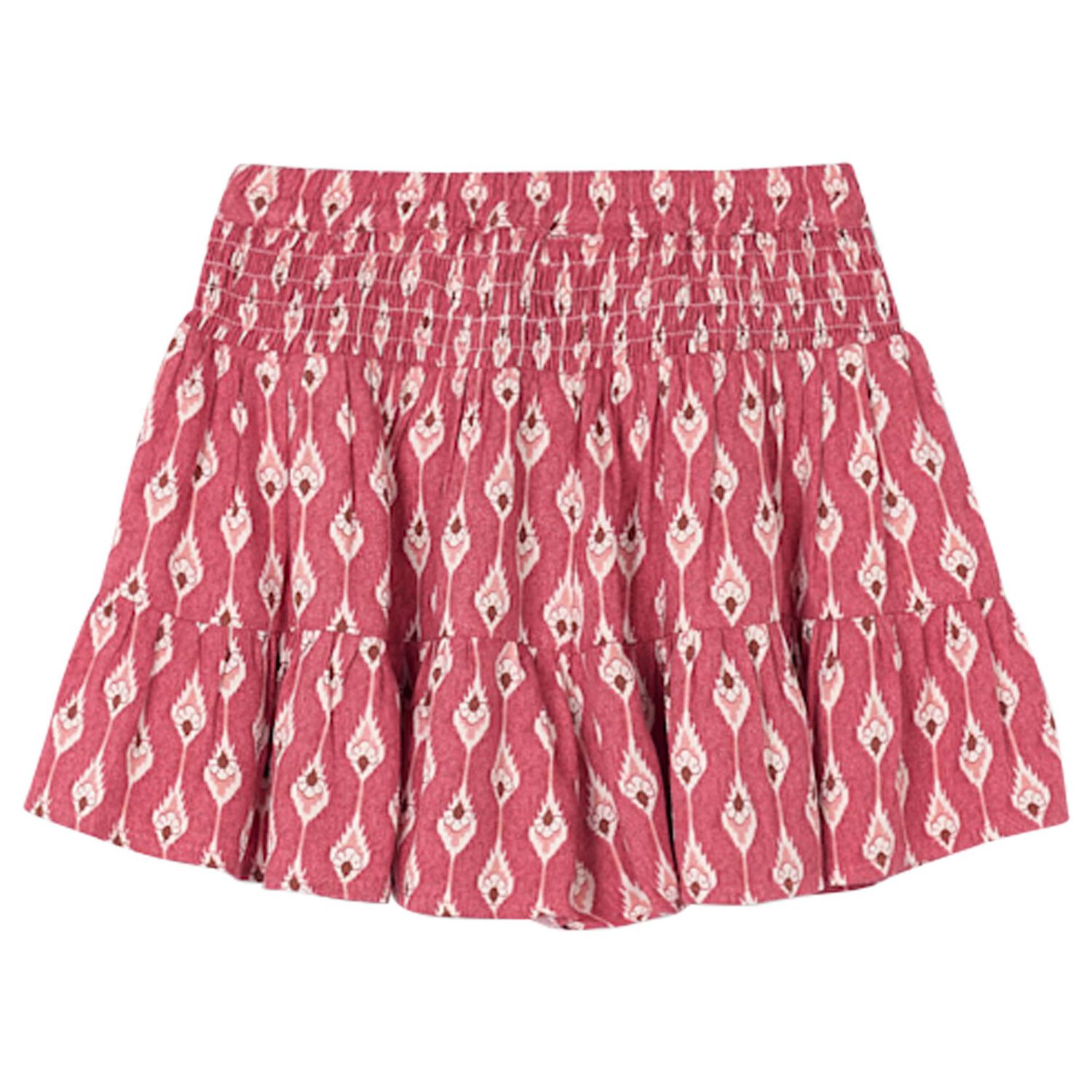 Girls Pink Honeycomb Skort, 1, hi-res