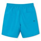 Boys Mini Me Blue Logo Swim Shorts, 1, hi-res