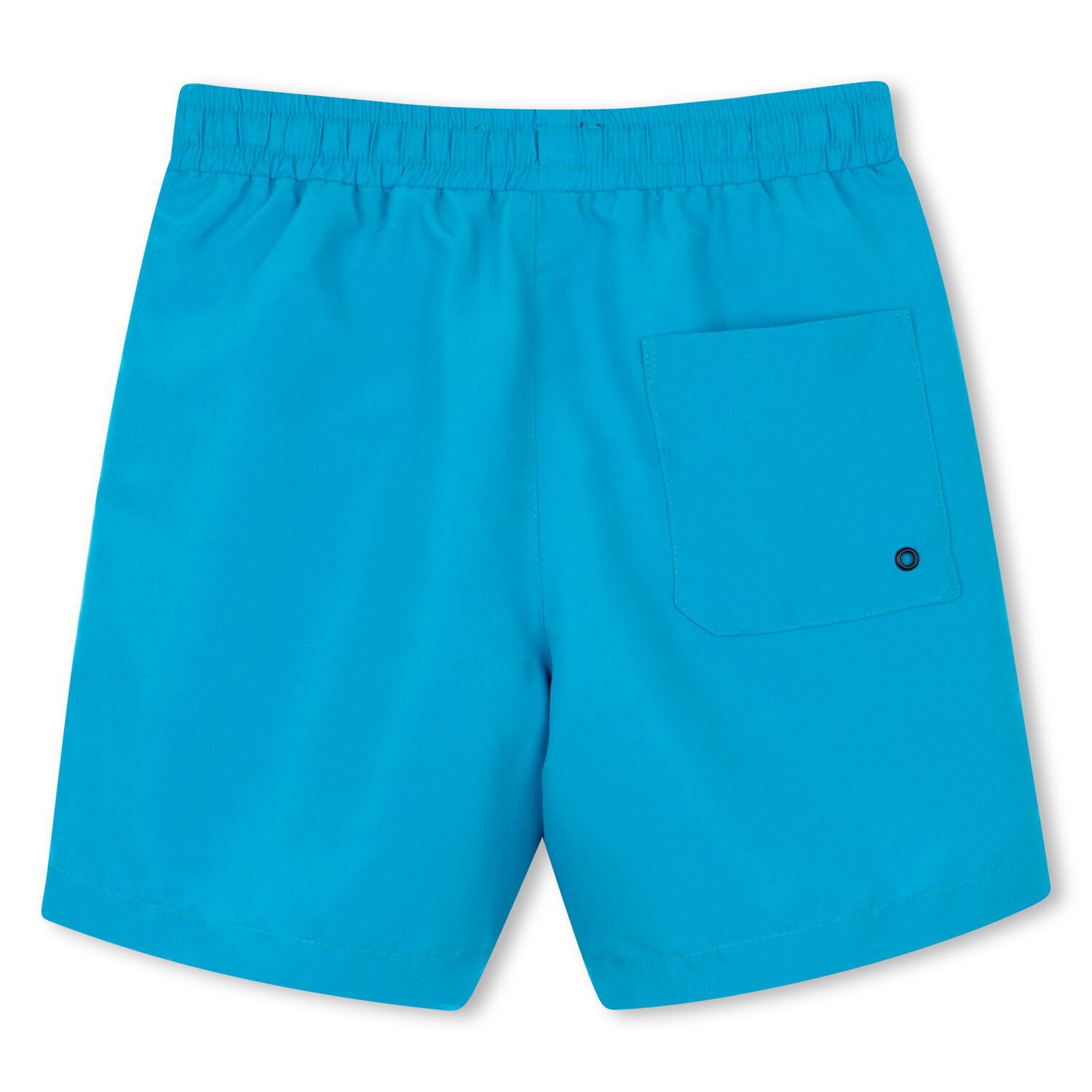 Boys Mini Me Blue Logo Swim Shorts, 1, hi-res
