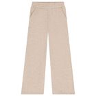 Girls Beige & Grey Spot Tracksuit ( 3 Piece ), 2, hi-res