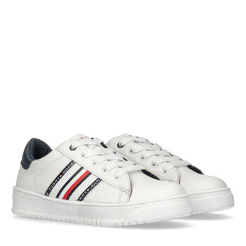 White Logo Trainers