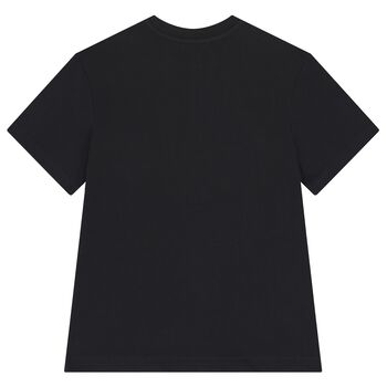 Girls Black Logo T-Shirt
