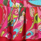 Girls Pink & Red Orchidee Skirt, 1, hi-res