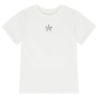 Girls Ivory Star T-Shirt, 1, hi-res