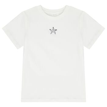 Girls Ivory Star T-Shirt