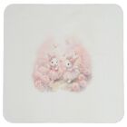 لفافة الموسلين للبنات بطبعة أرنب باللون العاجي ( قطعتين ), 1, hi-res