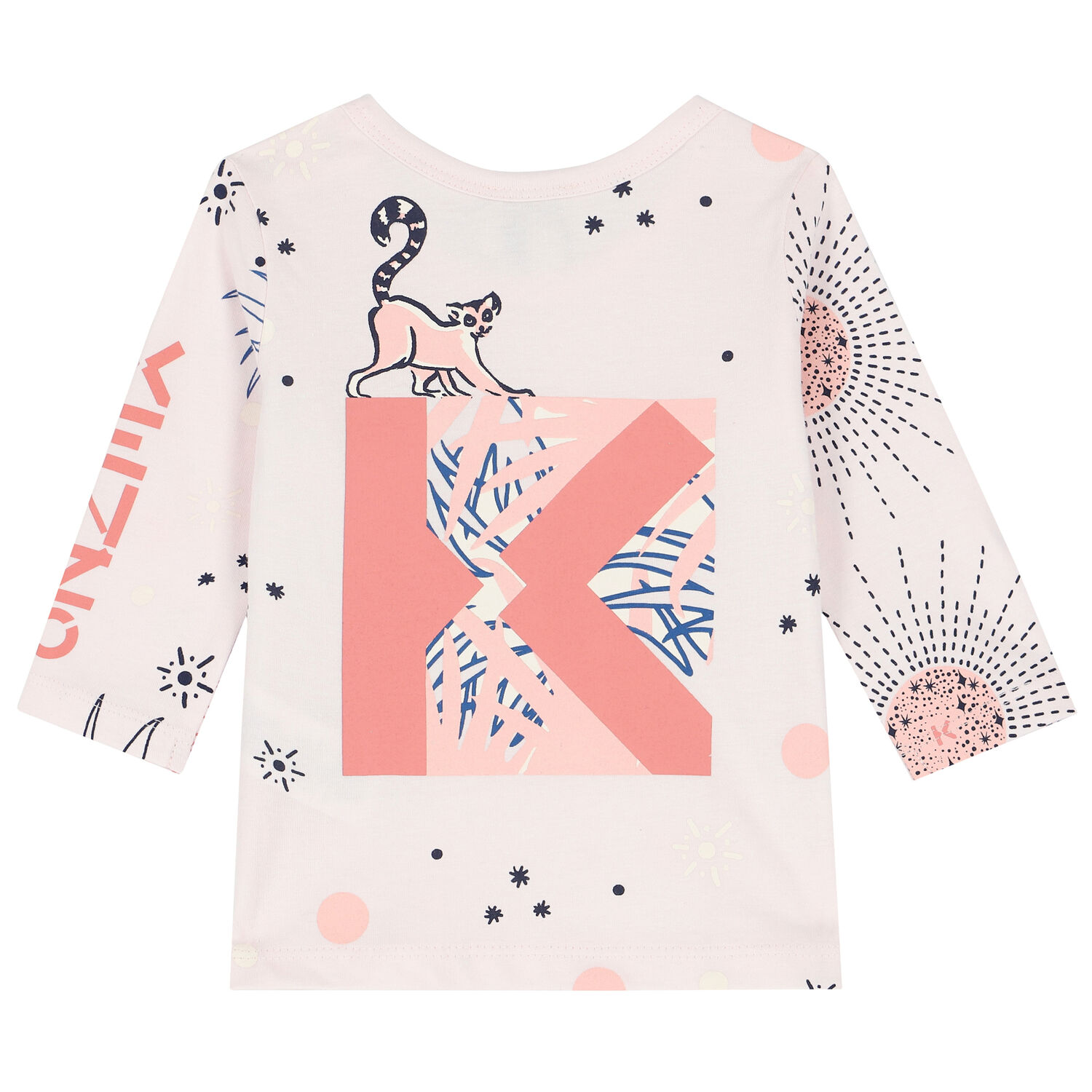 Younger Girls Pink Logo Tiger Top, 1, hi-res image number null