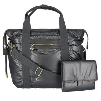 Grey Logo Baby Changing Bag