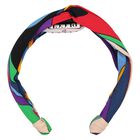 Girls Black & Purple Onde Headband, 2, hi-res