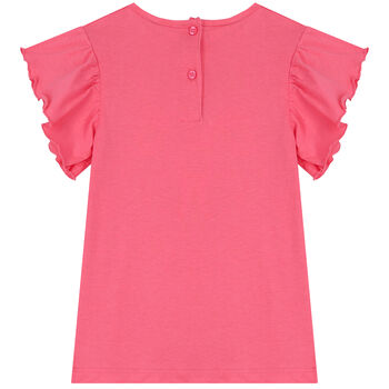 Girls Pink Unicorn T-Shirt