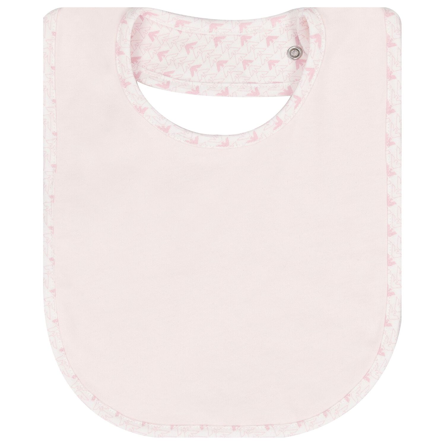 Baby Girls Pink & White Logo Babygrow Set, 2, hi-res image number null