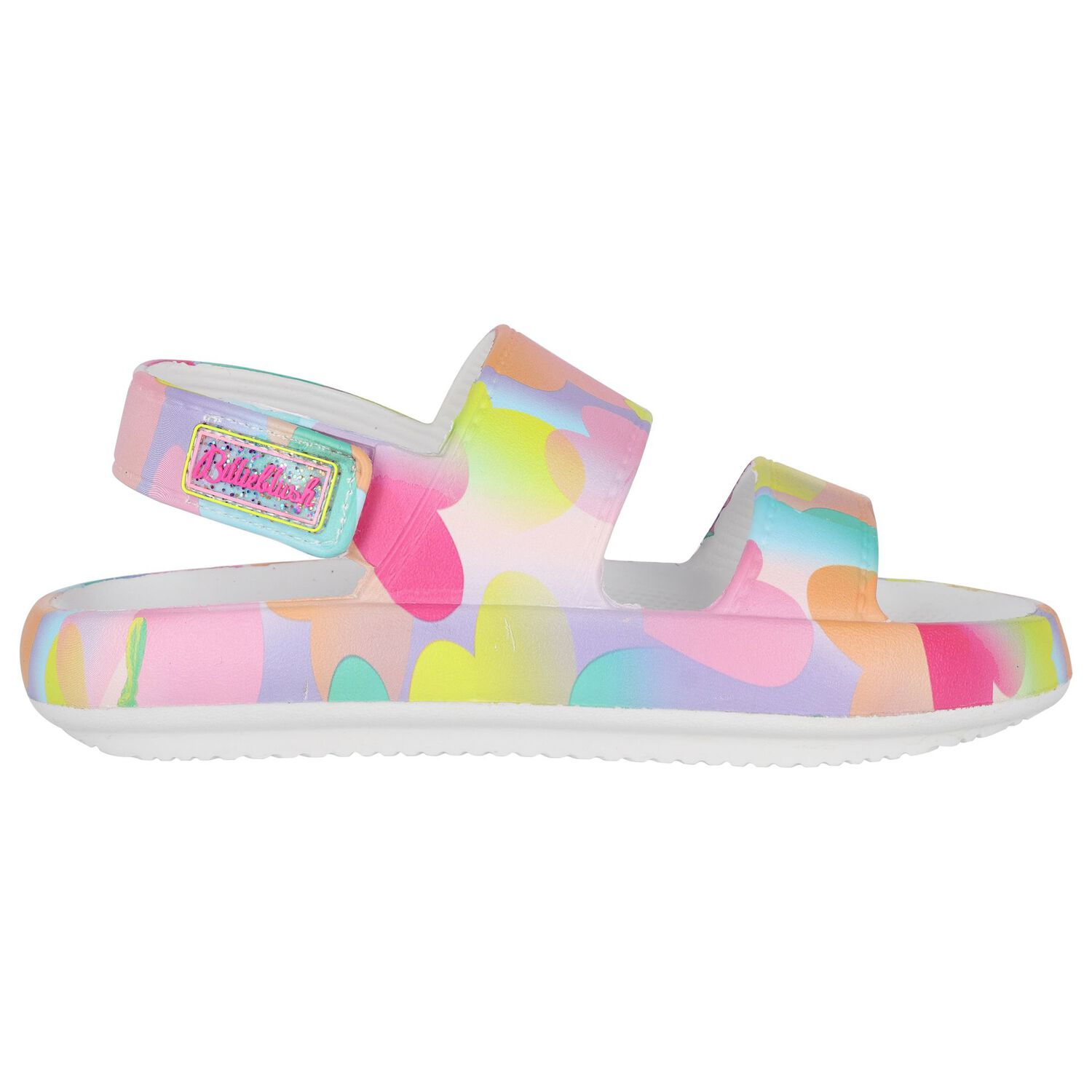 Girls Multi-Coloured Striped Sandals, 1, hi-res image number null