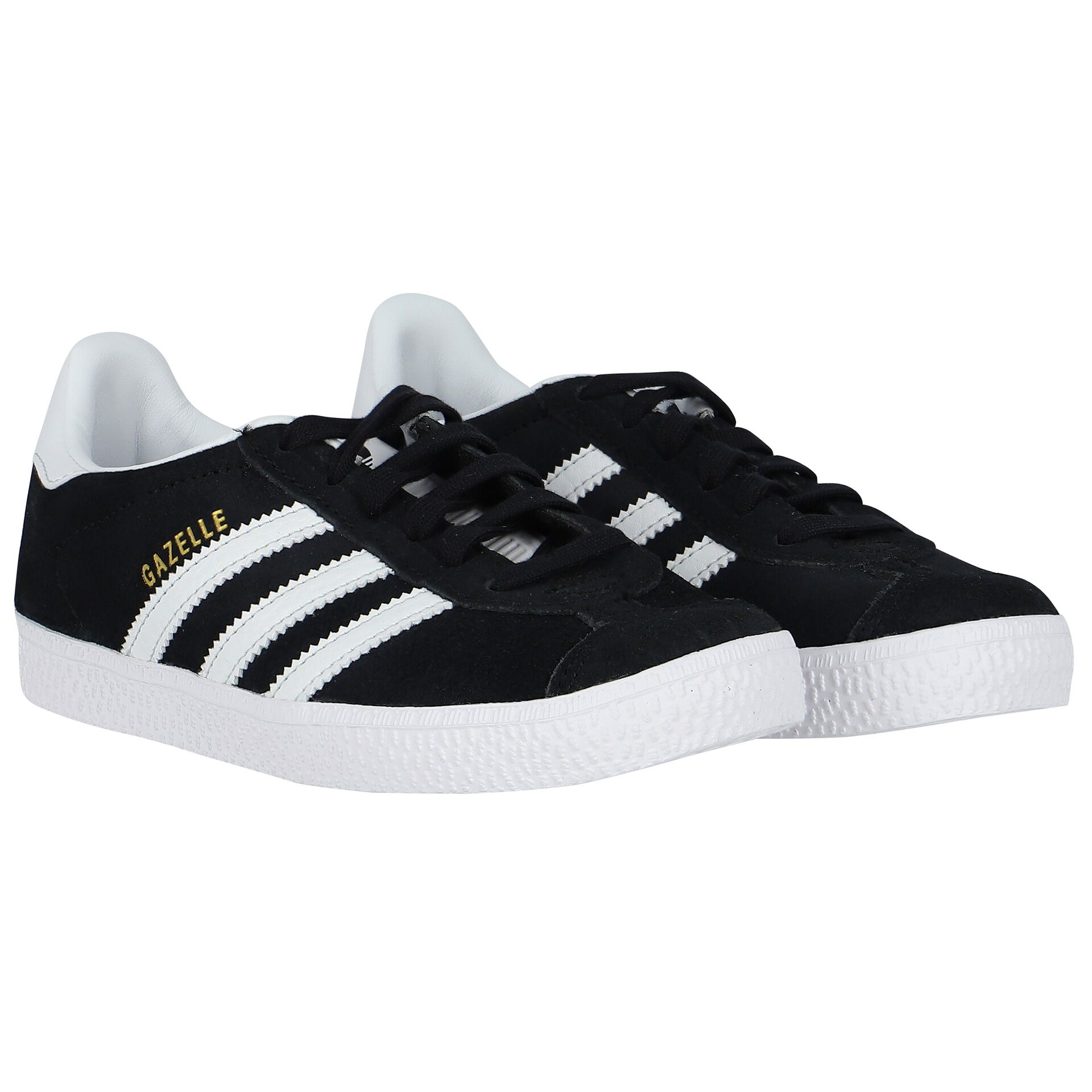 Adidas Kids Black Gazelle Trainers | Junior Couture USA