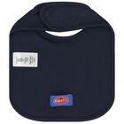 Baby Boys Navy Blue Logo Bib, 1, hi-res