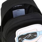 Boys Black Ikonik Karl Backpack ( 27cm ), 1, hi-res