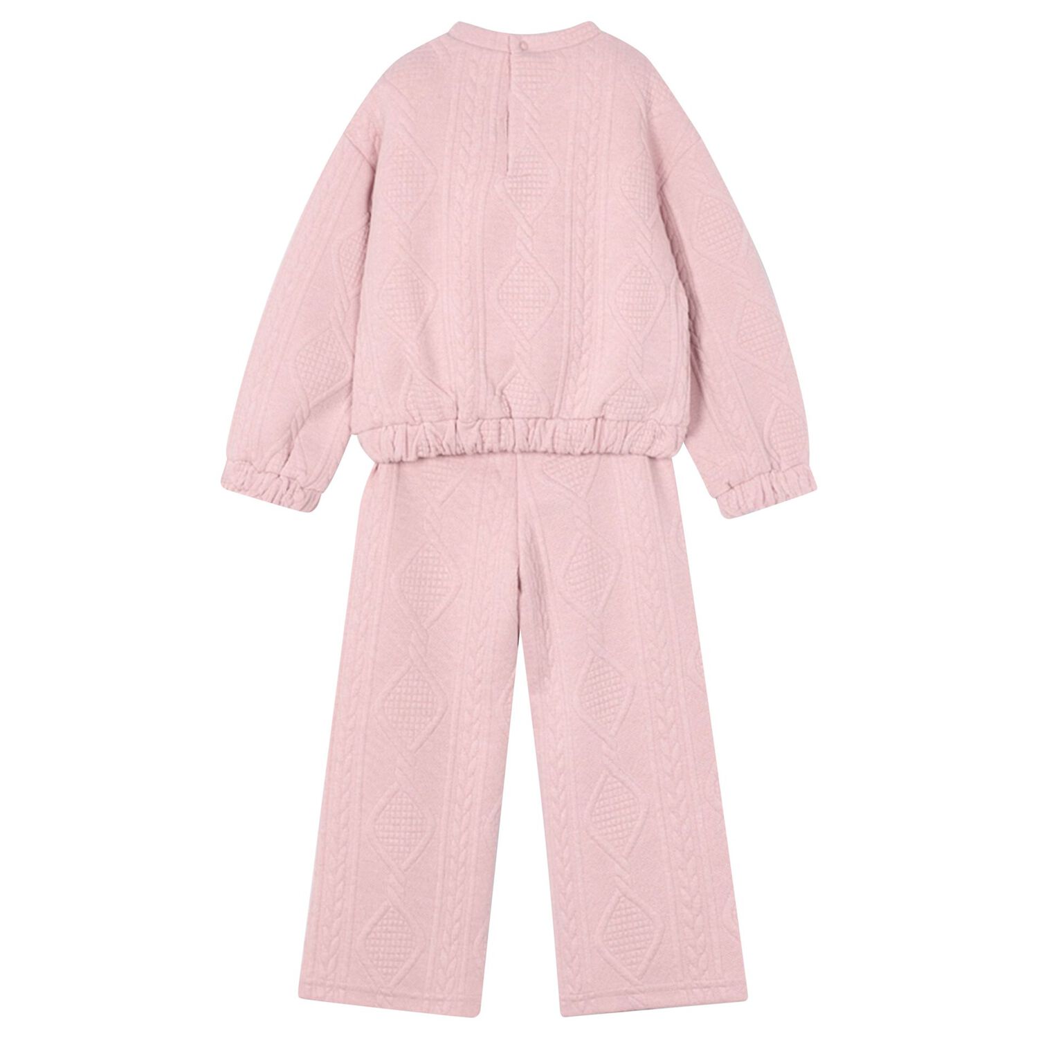 Girls Pink Tracksuit, 2, hi-res