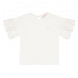 Girls Ivory Lace Top