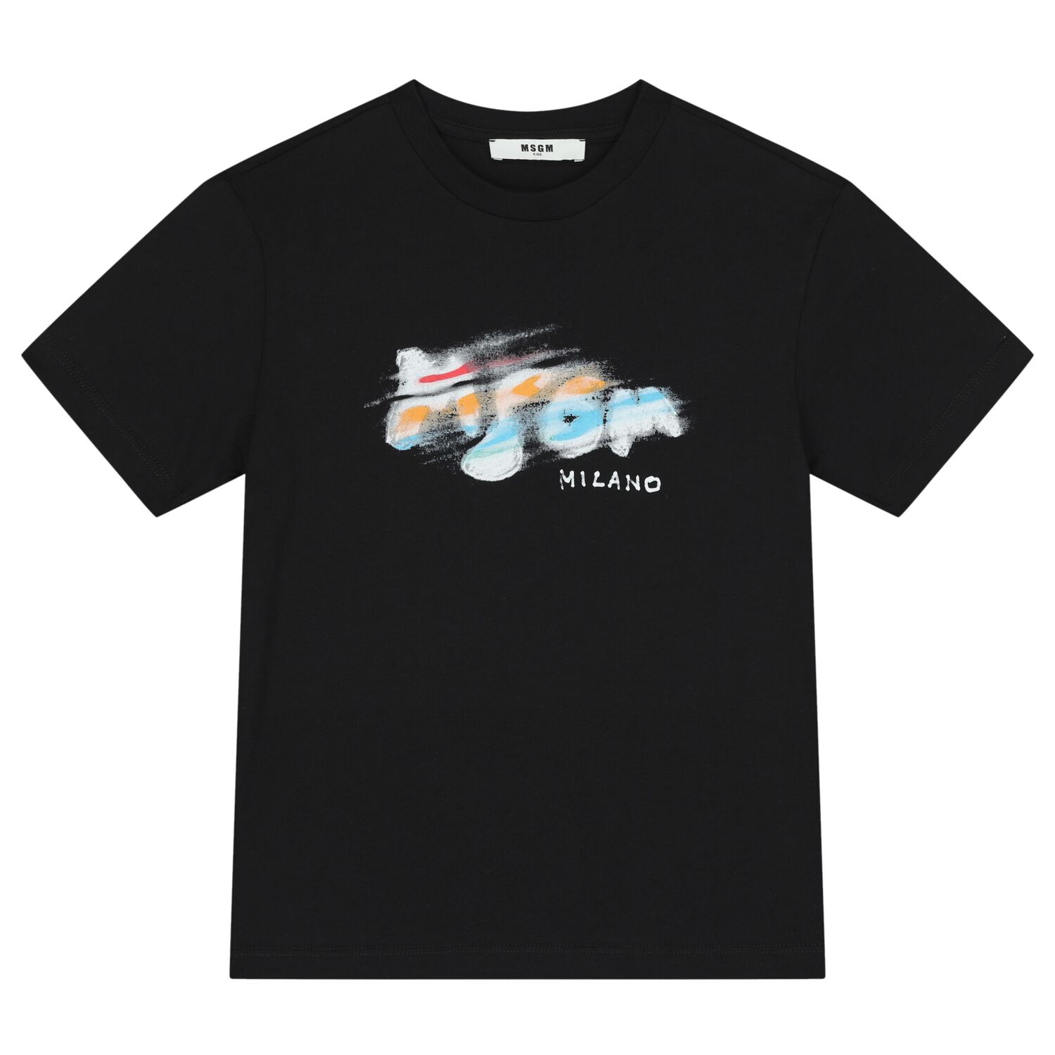 Boys Black Logo T-Shirt, 2, hi-res