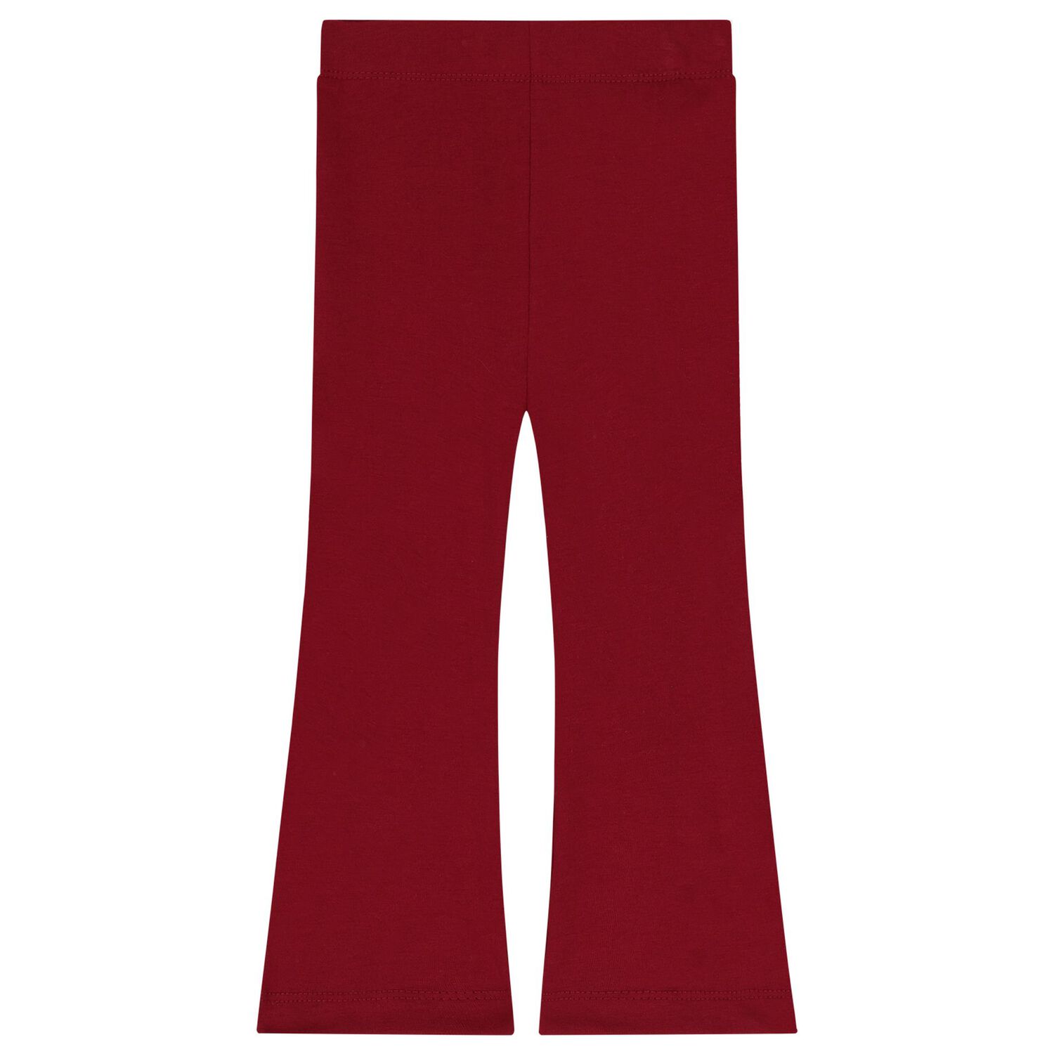 Younger Girls White & Burgundy Logo Leggings Set, 2, hi-res