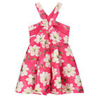 فستان عيد بطبعة زهور باللون الزهري, 1, hi-res