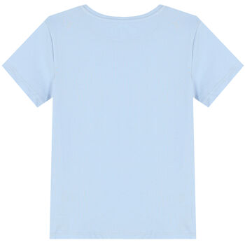 Girls Blue Logo T-Shirt