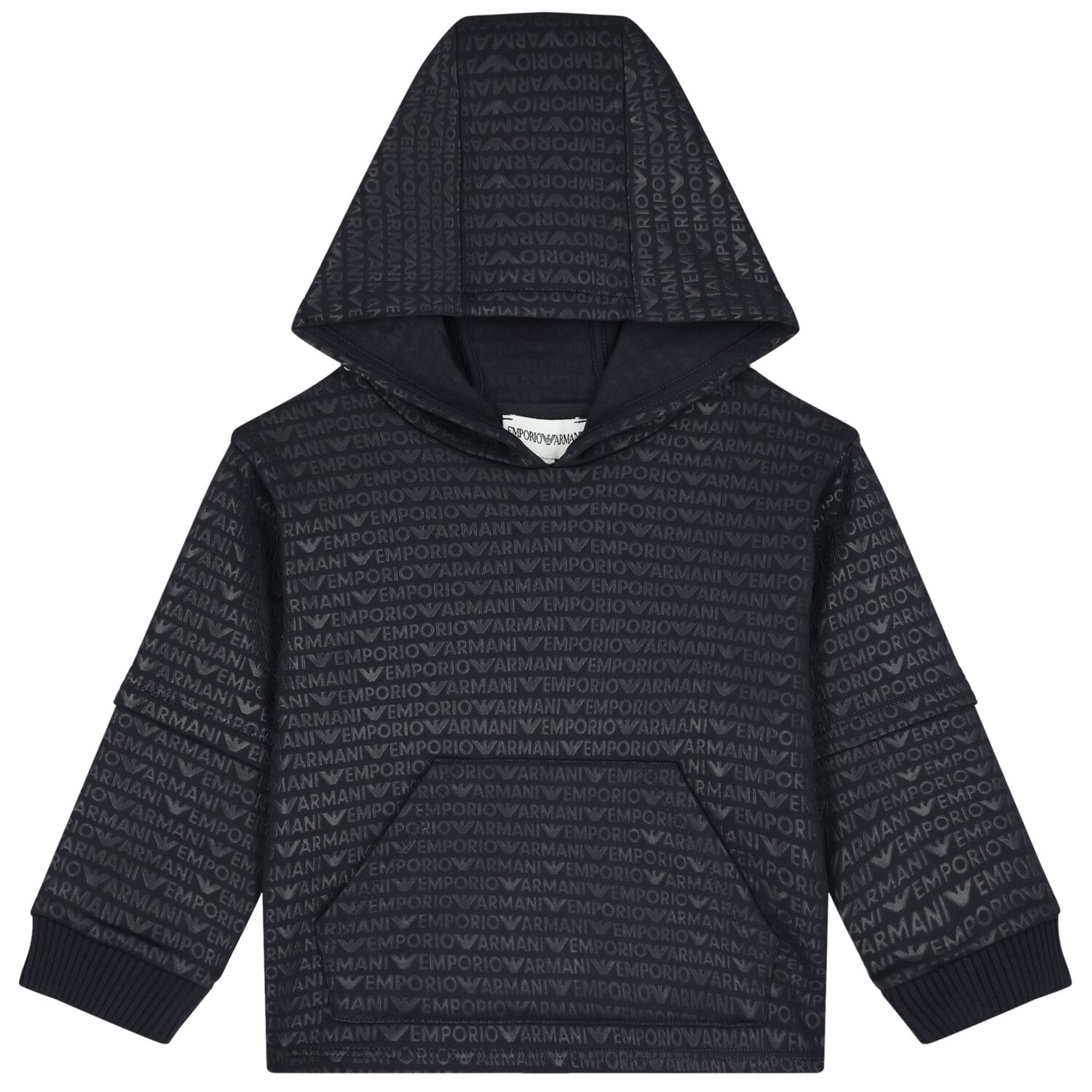 توب هودي بالشعار باللون الكحلي للاولاد, 1, hi-res image number null