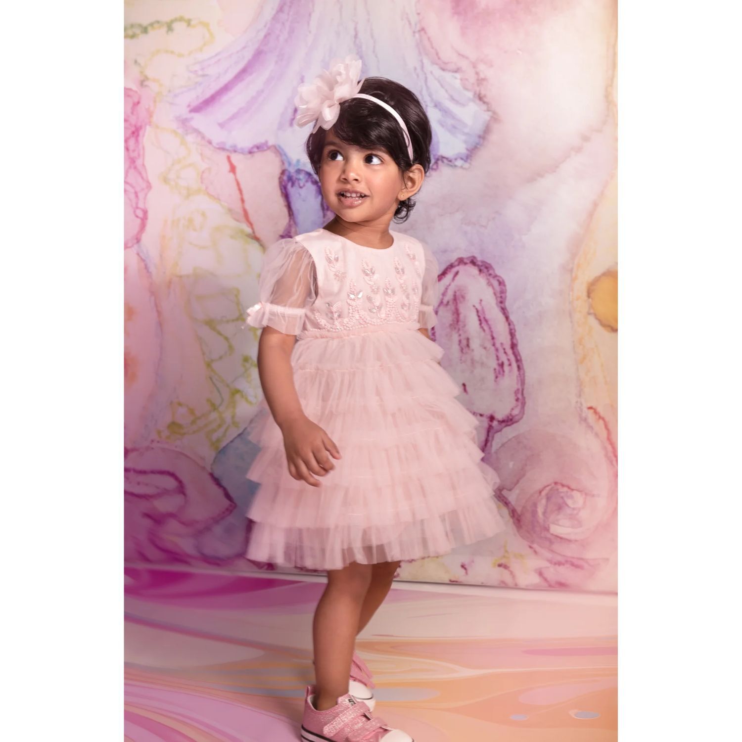 Younger Girls Pink Headband, 1, hi-res image number null