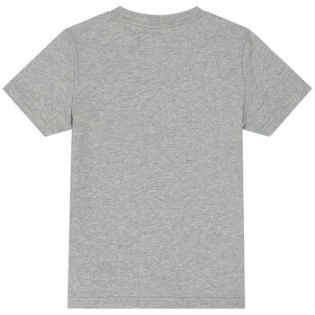 Boys Grey Logo T-Shirt