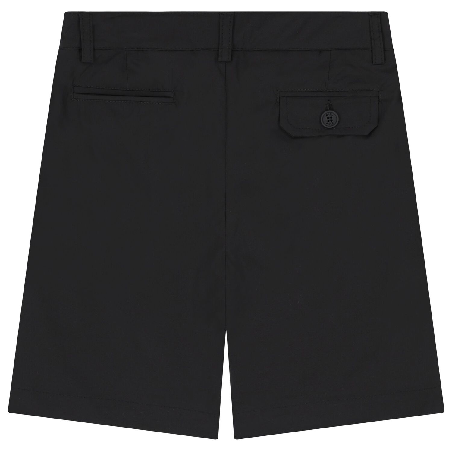 Boys Black Logo Shorts, 1, hi-res
