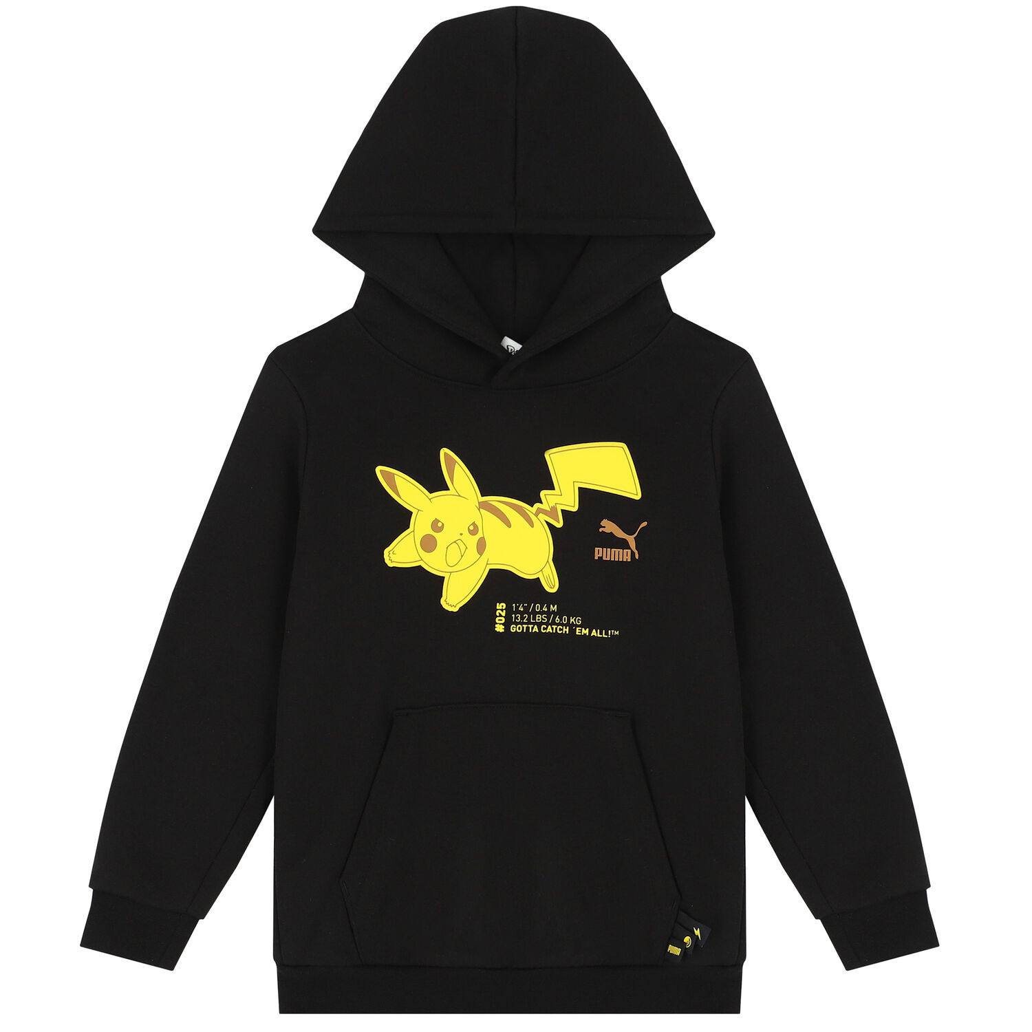 Black Pokemon Logo Hooded Top, 1, hi-res image number null