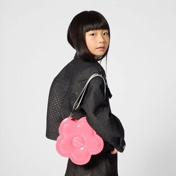 Girls Pink Daisy Logo Handbag ( 19CM )