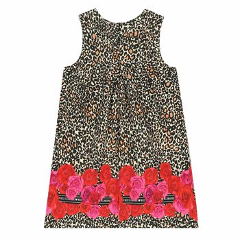Girls Printed Sleeveless Dress