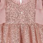 Girls Pink Embellished Sequin Dress, 1, hi-res