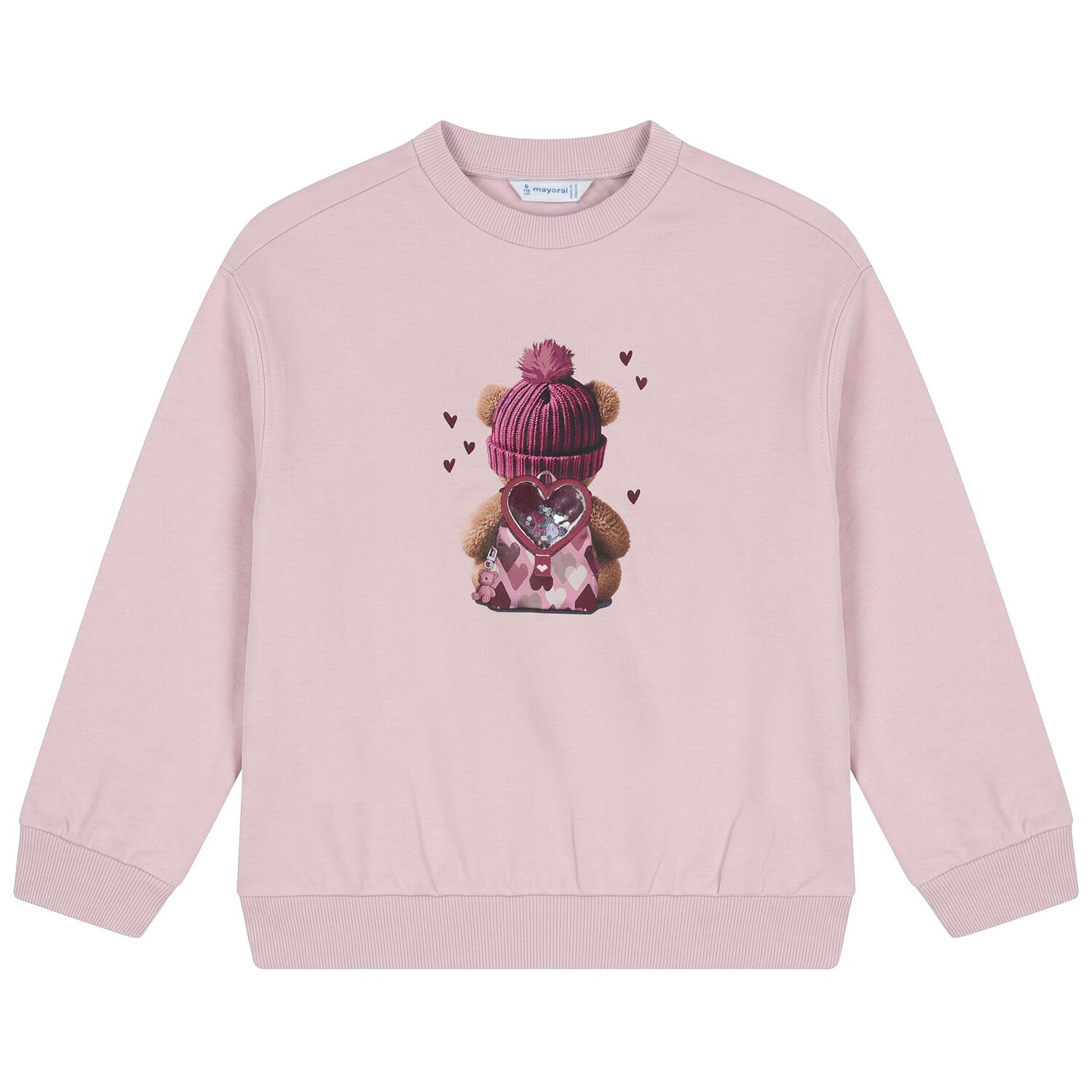 Girls Pink Teddy Bear Leggings Set, 2, hi-res