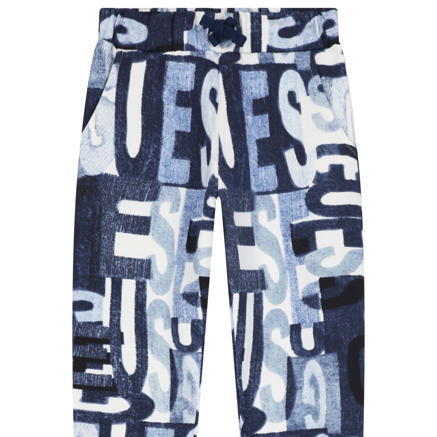 Boys Blue Logo Joggers, 2, hi-res