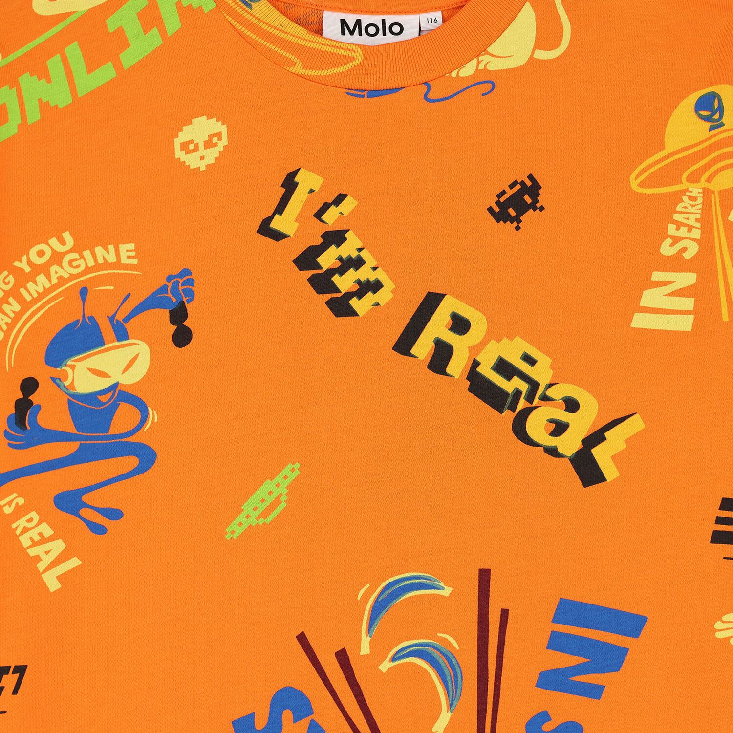 Boys Orange T-Shirt, 1, hi-res