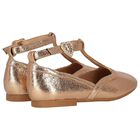 Girls Rose Gold Shoes, 1, hi-res