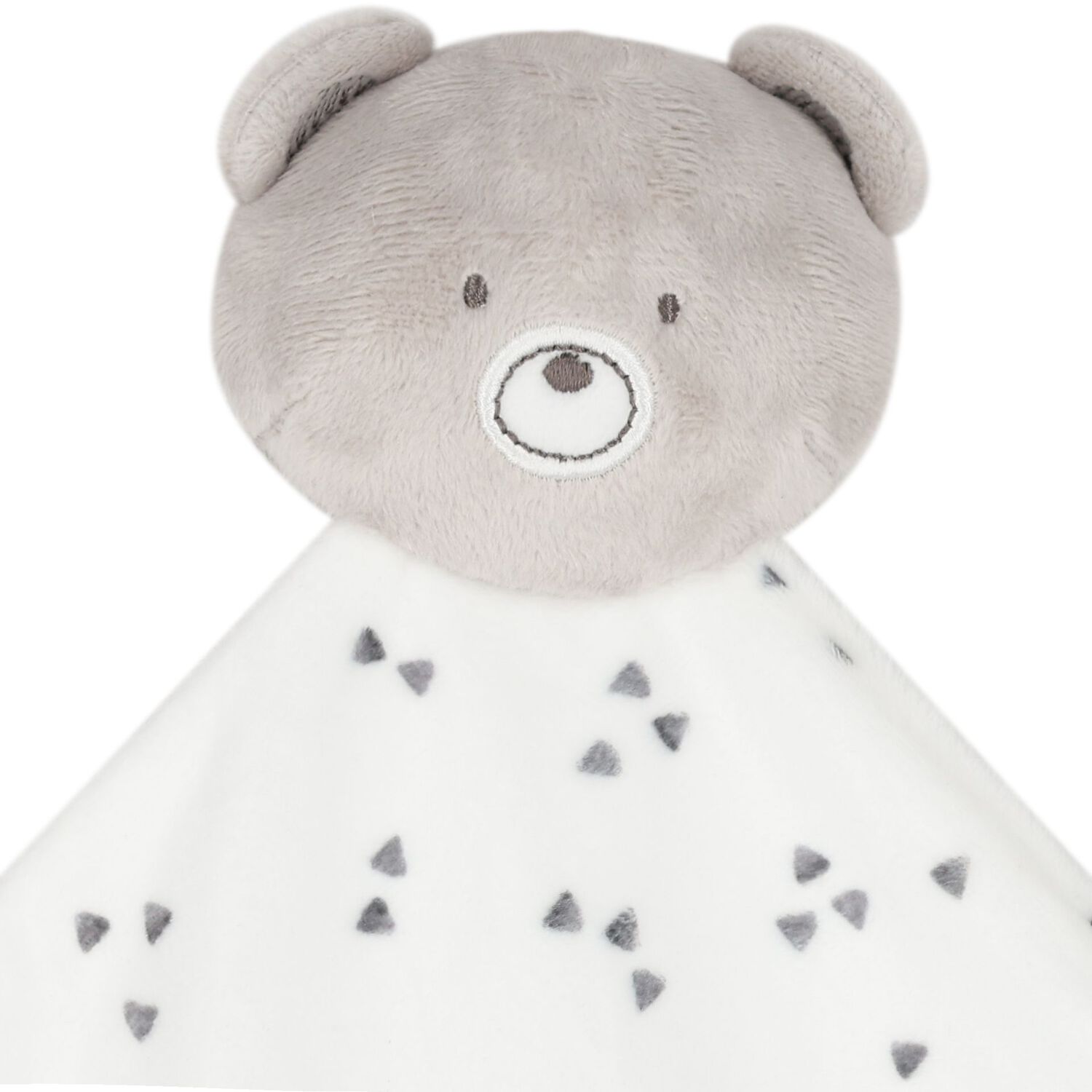 White Teddy Bear Baby Doudou Comforter, 1, hi-res