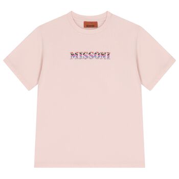 Girls Pink Logo T-Shirt