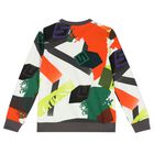 Boys Multi-Coloured Logo Sweatshirt, 1, hi-res