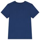 Boys Blue Logo T-Shirt, 3, hi-res