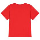 Red Christmas Teddy Bear Logo T-Shirt , 2, hi-res