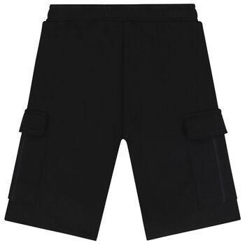 Black Pocket Shorts