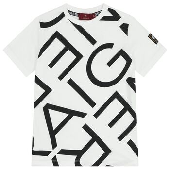 Boys White Logo T-Shirt
