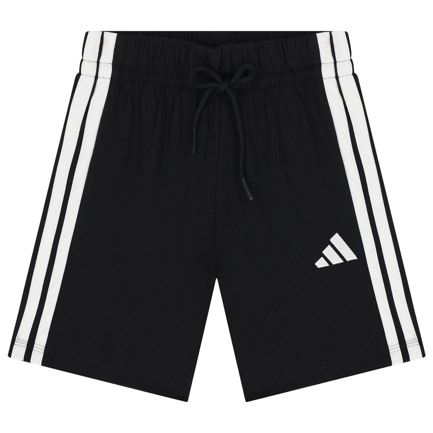 White & Black Logo Shorts Set, 1, hi-res
