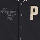 Boys Grey Varsity Jacket, 1, hi-res