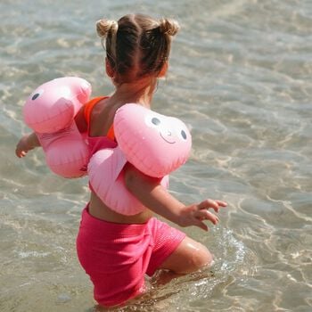 Girls Pink Poppy the Peach Inflatable Arm Bands